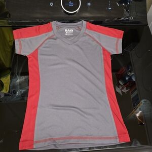 Kids Gray and Red Sports Shirt